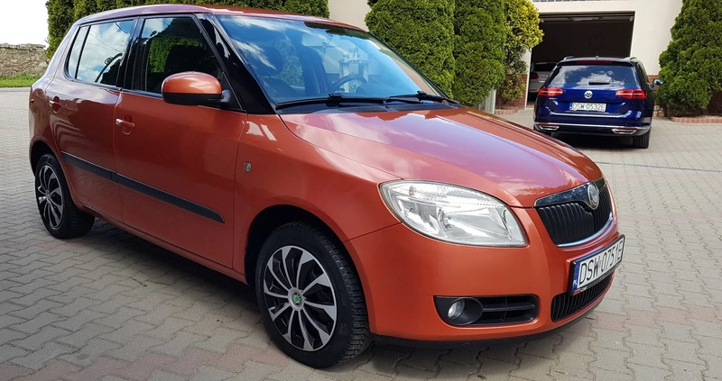 Skoda Fabia cena 15900 przebieg: 125000, rok produkcji 2007 z Strzegom małe 742